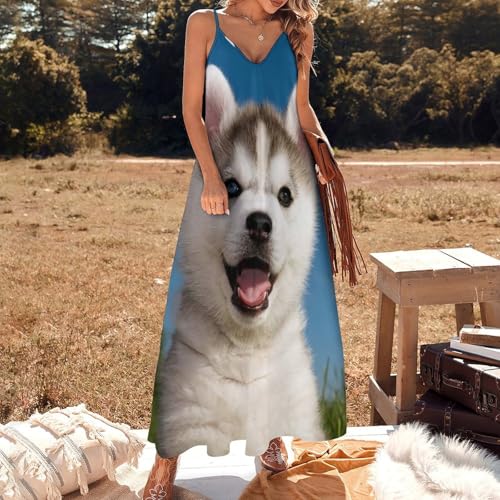 Robe longue husky pour femme, la tenue de plage d'été idéale pour vos voyages