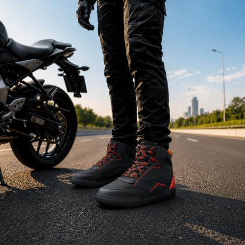 Image of Clan Torque Waterproof D3O Motorcycle Riding Shoes