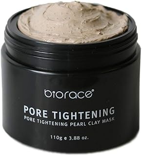 [BIORACE] Pore Tightening Pearl Clay Mask 110 g / 3.8 oz Tightens Pores + Sebum Control + Deep Cleanse [Made in KOREA]