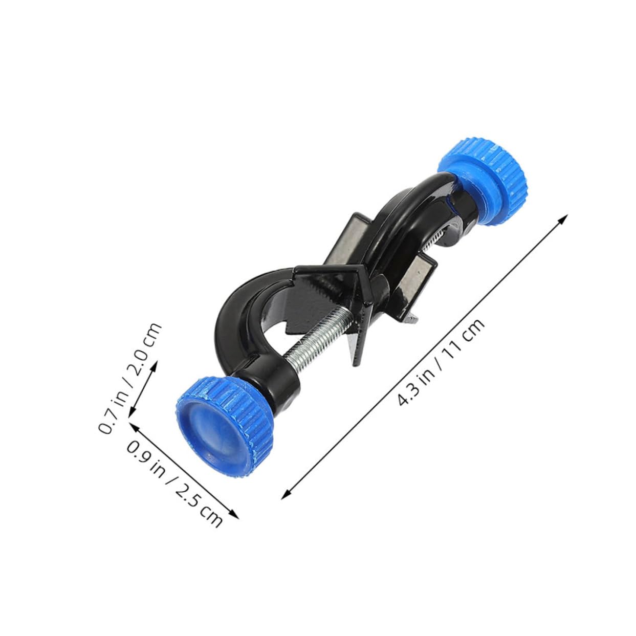 Ciieeo 3Pcs Laboratory Equipment Cross Clamp Holder Spraying Finish Secure Lab Stand Holder for Experimental Needs Efficient Double Clamp Fixation