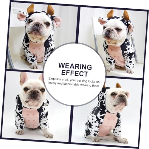 Disfraz de vaca para perro talla M miniatura 5