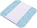 The Plush Pad Portable Changing Pad with Memory Foam, Bubbles in Water Pattern