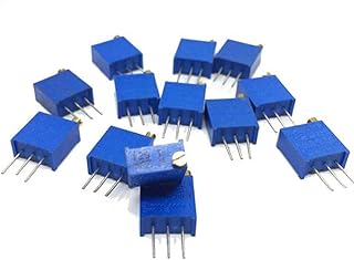 10pcs 3296W Series resistanceohm Trimpot Trimmer Potentiometer 1K 2K 5K 10K 20K 50K 100K 200K 500K 1M 100R 200R 500R 3296W 103,10K Ohm