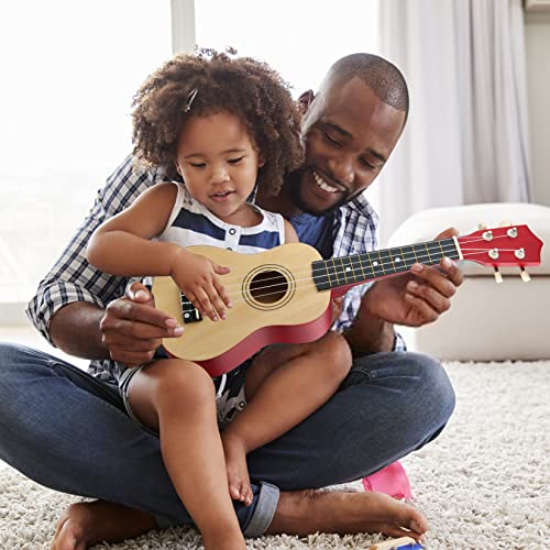 Lxs Soprano Ukulele Kids Ukulele For Beginners - 21" Small Guitar Ukulele With Gig Bag, 1 Standby String And 2 Picks (Wood Color) #TOP5