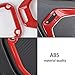 Voodonala for Jeep JL JLU Top Speaker Audio Surround Trim for 2018-2023, Red Interior Accessories(2pcs/Set,Not Fit 2024)