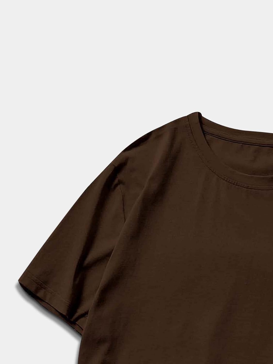 GORGLITTER Men's Letter Graphic Print T Shirts Round Neck Short Sleeve Loose Tee Tops - Image 3