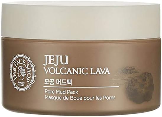 The Face Shop Jeju Volcanic Lava Pore Mud Pack, 100 ml