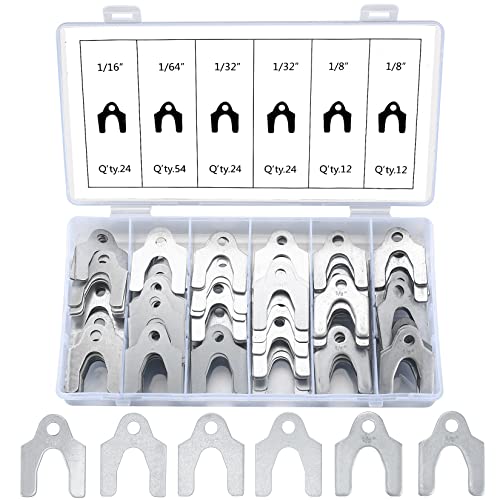Cales d'alignement de voiture et de carrosserie en calibres de 1/16" à 1/8"
