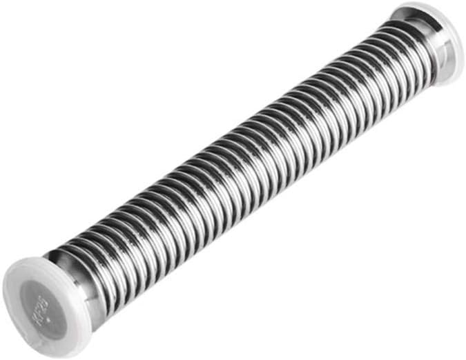 MXBAOHENG KF25 Vacuum Corrugated Bellows Pipe Tube Fast Fitting Flanged Bellows 304 Stainless Steel Metal Telescopic Tube Flexible Hose Fit for ISO-KF 200 mm/7.87 inch