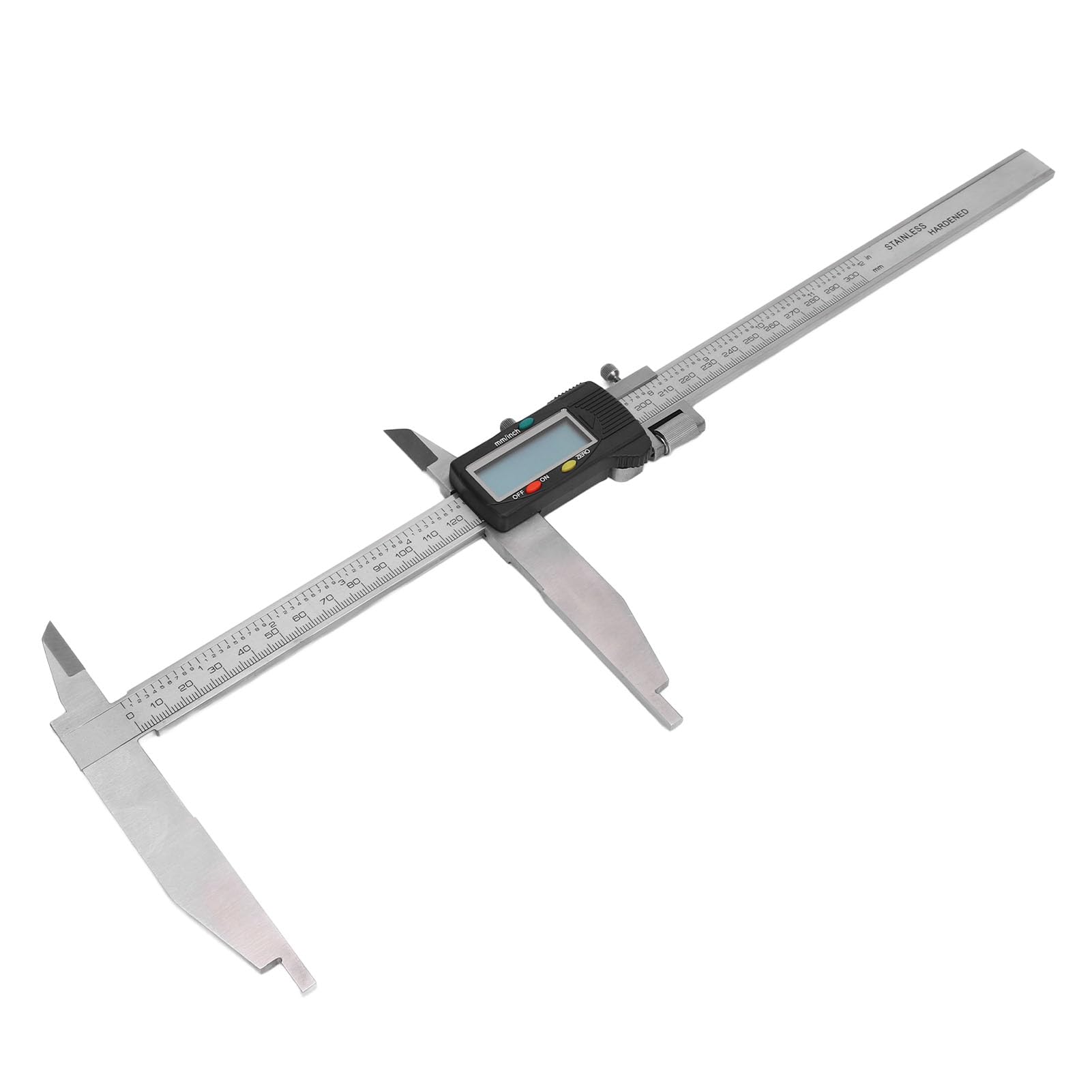 ViaGasaFamido Suwmiarka Cyfrowa, Stal Nierdzewna, Elektroniczna Suwmiarka Mikrometryczna o Wysokiej Dokładności, 0-300 Mm/0,01 Mm, Idealna do Biżuterii i Obróbki Drewna