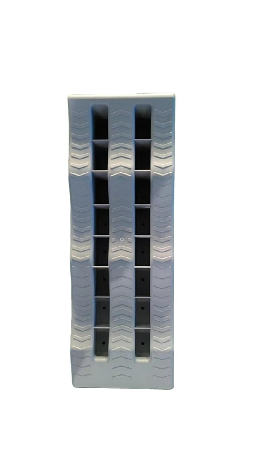 Rampas de Nivelación para Caravanas Bloques de Equilibrio for vehículos recreativos, rampa plástico 3.er Grado, Bloques amortiguación neumáticos niveladora(Grey)