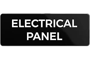 Durable Electrical Panel Sign for Enhanced Safety and Compliance