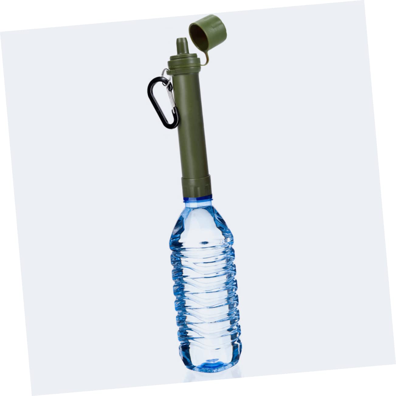 Toyvian 2 Pezzi Paglia che beve la vita portatile Filtri filtro dell'acqua da campeggio Compatto per Purificatore d'acqua di emergenza depuratore d'acqua di sopravvivenza addominali