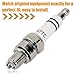 QAZAKY 2pcs Spark Plug A7TC Compatible with GY6 50cc-70cc 90cc 110cc 125cc 150cc ATV Scooter Pit Dirt Mini Bike Moped Go Kart Chinese C7HSA C5HSA C6HA CR6HS CR6HSA U16FSR U22FS Z10 Z10YC Z12 Z8 UR3AS