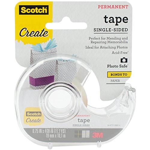 3M Scotch 3/4-Inch Scrapbooking Tape, 2-PACK