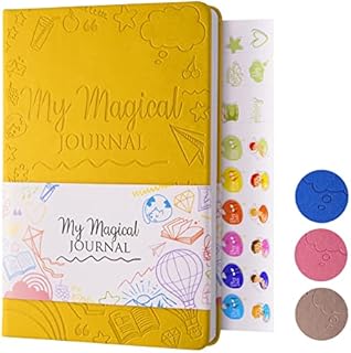 Daily Journal for Kids Aged 5-12 - Diary for Girls & Boys to Promote Emotional Wellbeing & Mindfulness, Help Discover Who They Are & Unlock Their Potential, A5 Size, Yellow