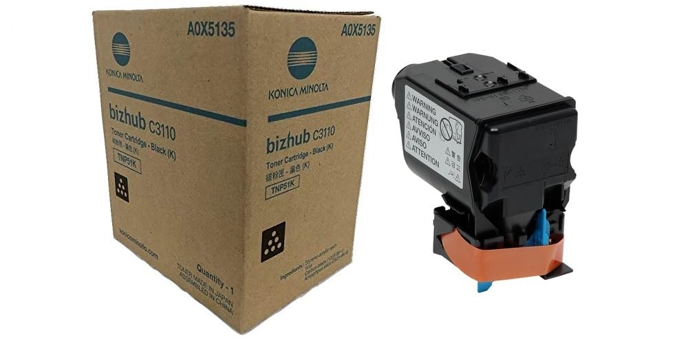 Konica Minolta TNP51K 6000pages Black - laser toner & cartridges (Toner, Black, Konica Minolta, bizhub C3110)
