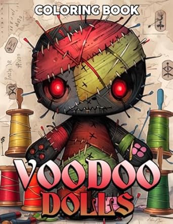 Amazon.com: Voodoo Dolls Coloring Book: Creepy Coloring Pages About
