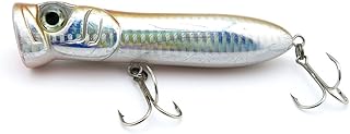 1x Freshwater Saltwater Coarse Sea Crank Salmon Hooks Tackle Pike Fishing Lures Crankbait Baits peche leurres KT-110-20 110mm 28g Popper