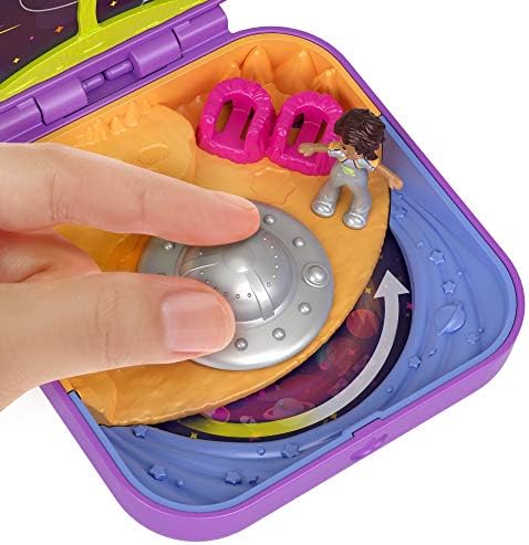 Polly Pocket GDL84 Hidden Hideouts Moon Rockin Adventure Compact, Doll & Accessories, Multicoloured