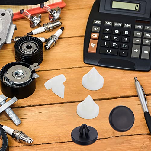 8 Pieces Brake Pedal Stop Pad Rubber Brake Stoppers Automotive Clutch Pedal Stoppers Compatible With 90541-06036 46505-Sa5-000 Black And White #TOP4