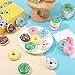 Herdear 20 Pack Rainbow Donut Stress Balls 2inch Stress Relief Donuts Foam Party Favors Donut Fidget for Shop Decorations Birthday Party Games Supplies Boys Girls Adults(Round Shape)