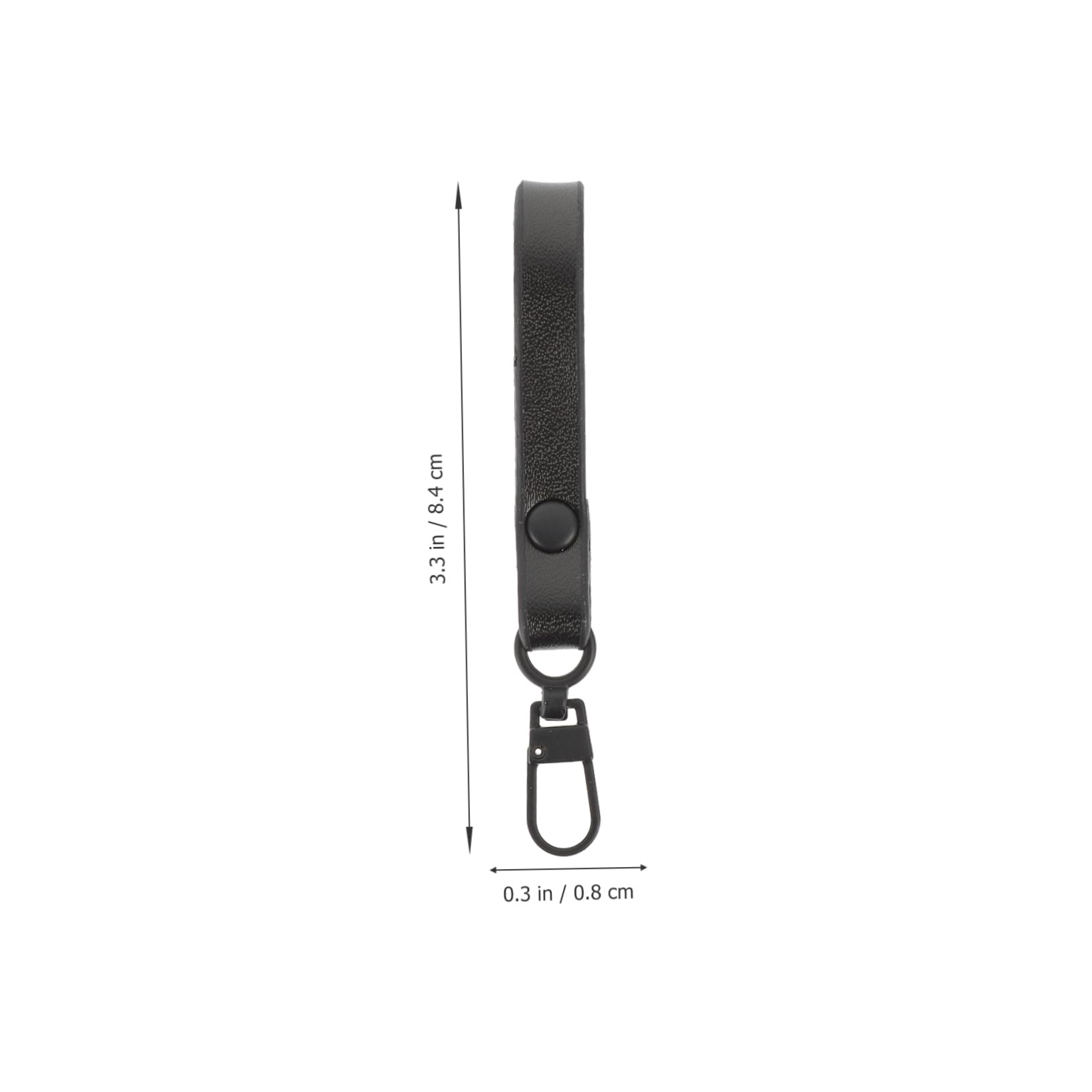 ULDIGI Sturdy 5 Pack Black Leather Zipper Pulls for Luggage Suitcases Decorative Zipper Pull Tab Replacement for Clothing