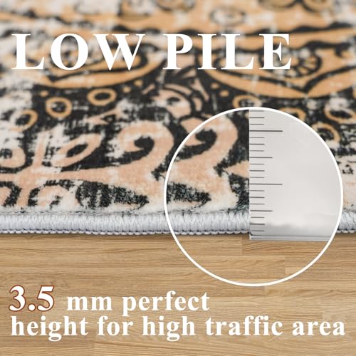 Tapete Lavable 3x5 Pies Multi Color Abstracto miniatura 5