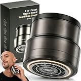 2-in-1 Smart Electric Bald Head Shaver and Beard Trimmer Digital Display