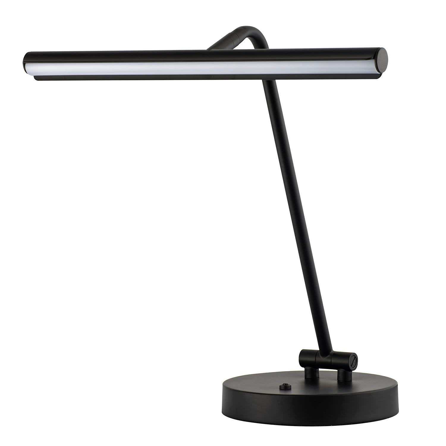 Black LED Picture Light Desk Lamp with Touch Dimmer by Happy Homewares