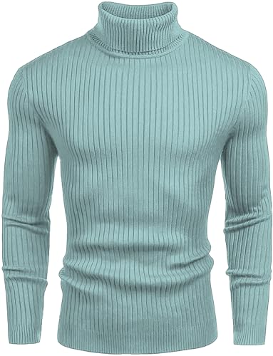 Image of NORTHWIND Men's High Turtle Neck Cotton T-Shirt