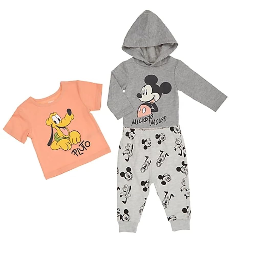 Infant Clothes Baby Boy/Girl Mickey Minnie Mouse Sweatshirt Pants