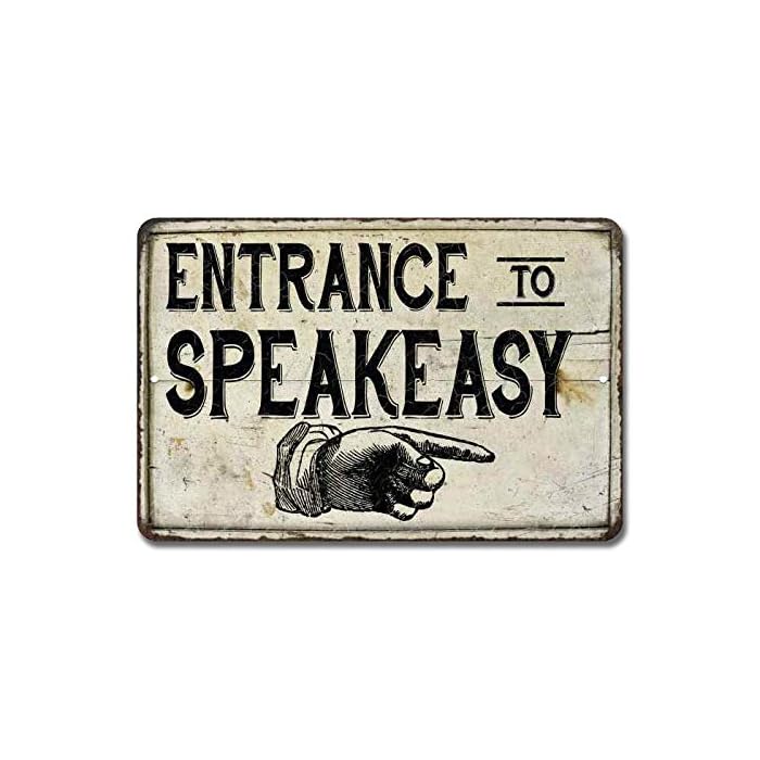 Buy Chico Creek Signs Entrance to Speakeasy Sign Decor Speak Easy Signs