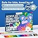 ARTISTRO 24 Acrylic Paint Markers for Rock, Fabric, Wood, Glass, Eggs - Dual-Tip Paint Pens for Coloring Books for Adults, Teens, Kids - Art & Craft Supplies - Gift Idea - Easter Basket Stuffers