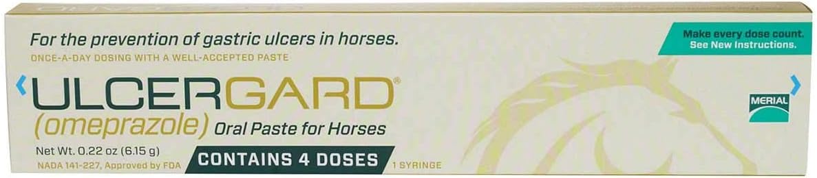 6 Pack Ulcergard Omeprazole Oral Paste Syringe 13.68 Gm