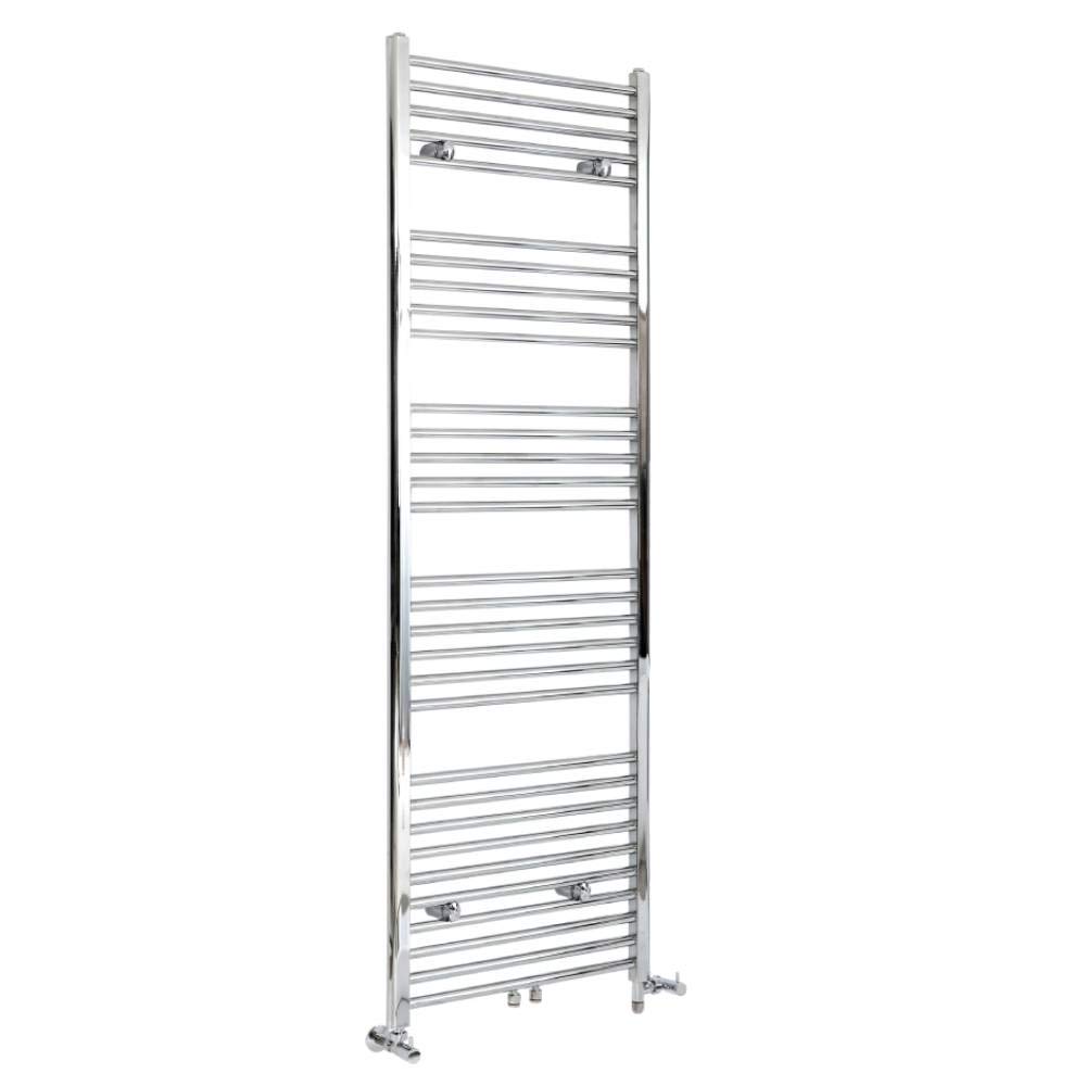 Milano Chrome Neva Dual Fuel Heated Towel Rail - 1785Mm X 600Mm
