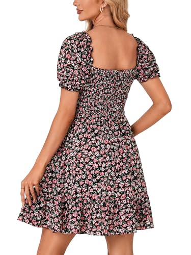 Image of Rooscier Women's Summer Boho Mini Dress