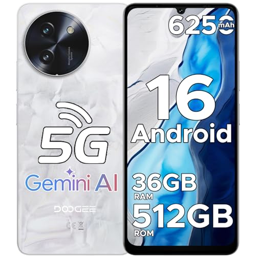 🚀【6250mAh Batteria + 18W Rapida Ricarica + Leggero Aspetto】DOOGEE smartphone Note 59 Pro+ è dotato di una batteria da 6250mAh, supporta OTG e ricarica rapida da 18W, che non solo offre una lunga durata della batteria, ma ha anche una velocità di ricarica più elevata e una maggiore compatibilità. Utilizzo intuitivo e design ergonomico, pur essendo compatto e moderno, con un design ultrasottile di 8.6mm e un peso di soli 199g, è la scelta ideale per gli utenti che cercano telefoni cellulari convenienti e all'avanguardia