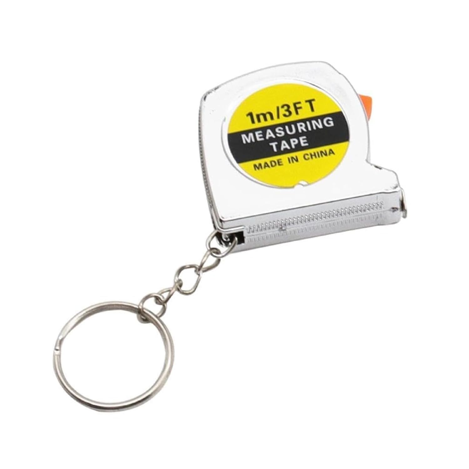 5 PCS Keychain Tape Measure Twin Scale Metric and Inches Measuring Tape Automatic Soft Steel Tape Measure Keychain Mini 3ft,for Birthday Party Favors and Daily Use