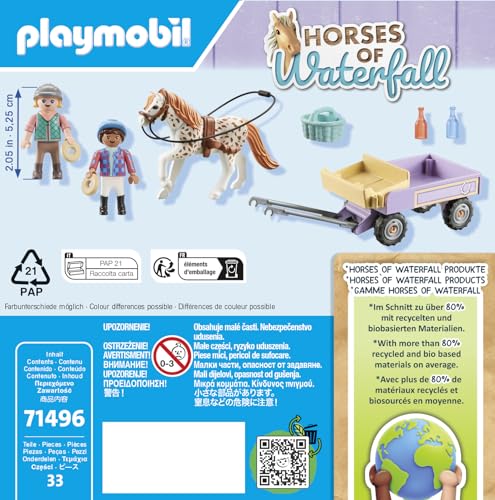 Jeux D'imitation Enfants Avec Calèche Et Poney Playmobil La Boite - vue 8