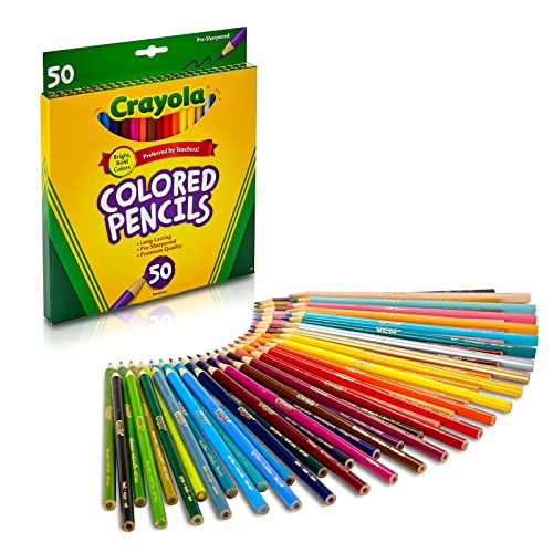 12 Packs: 50 Ct. (600 Total) Crayola® Colored Pencils #TOP2