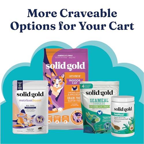 Image of Solid Gold Wet Food Pate Flavorful Feast - 3 Count Sample Pack - Canned Cat Food Made with Real Chicken - Grain Free for Sensitive Stomach & Healthy Living