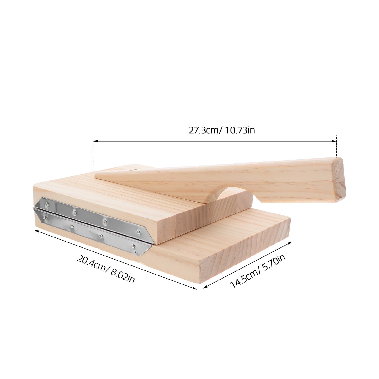 Uonlytech Pressa per Gnocchi in Legno Stampo per Impasto Utensile per Pressare Ravioli Strumento da Cucina per Preparazione Involucro Gnocchi Attrezzatura per Cottura Domestica
