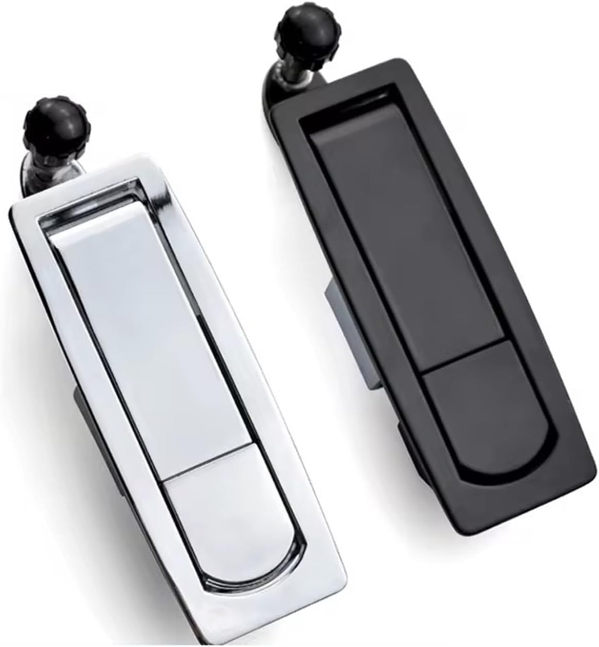 Cinet Plane RV Lever Panel Push Button Lock with Distribution Box Compression Trigger Latch 1Pcs