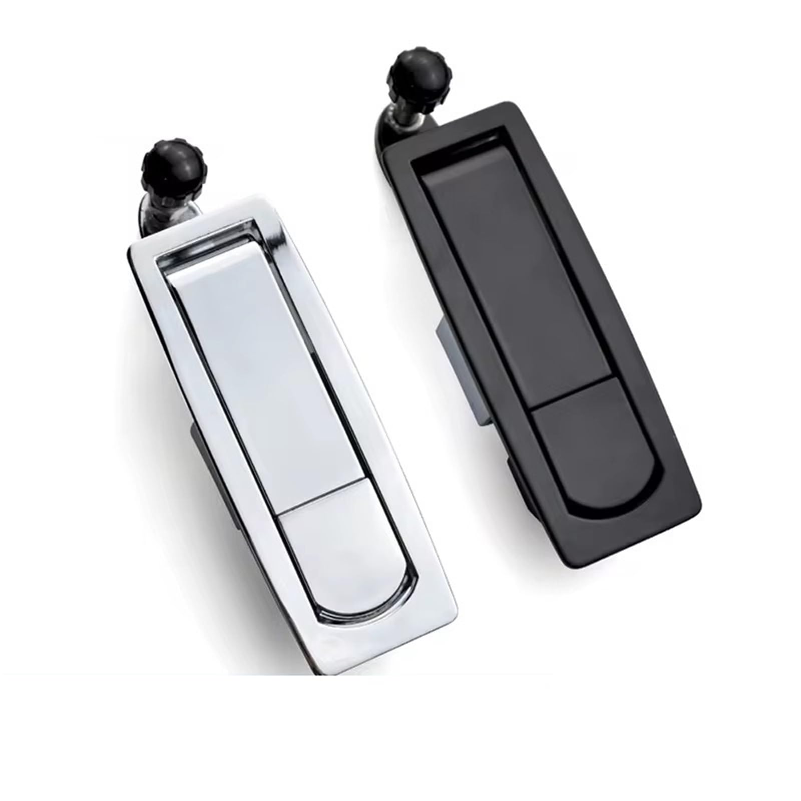WPOIYHGBY Cinet Plane RV Lever Panel Push Button Lock with Distribution Box Compression Trigger Latch 1Pcs