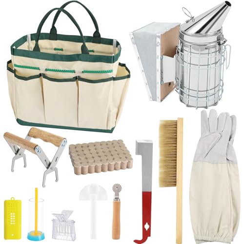 yeatruojeet Kit inicial de colmeias de abelhas, suprimentos para apicultura, suprimentos para apicul
