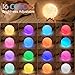 KIFACI Rechargeable Moon Lamp 5.9inch, 3D Moon Lights for Bedroom, Suitable as Kids Night Lights Bedroom Decorations, Stocking Stuffers for Kids Adults Women