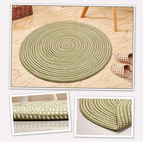 Tapis rond en corde isolant et lavable pour chaise et chambre - 4