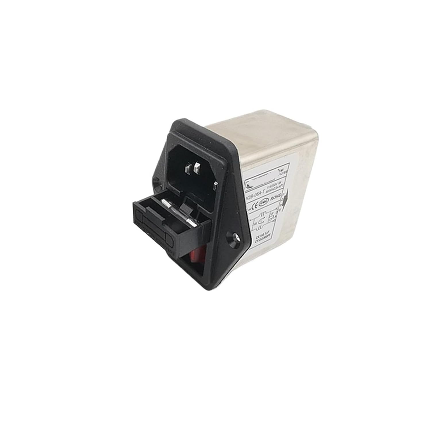 Multi-Function Socket Power Filter CW2C-03A-T CW2B-10A 6A electromagnetic Anti-Interference(CW2B-06A-T with lamp)