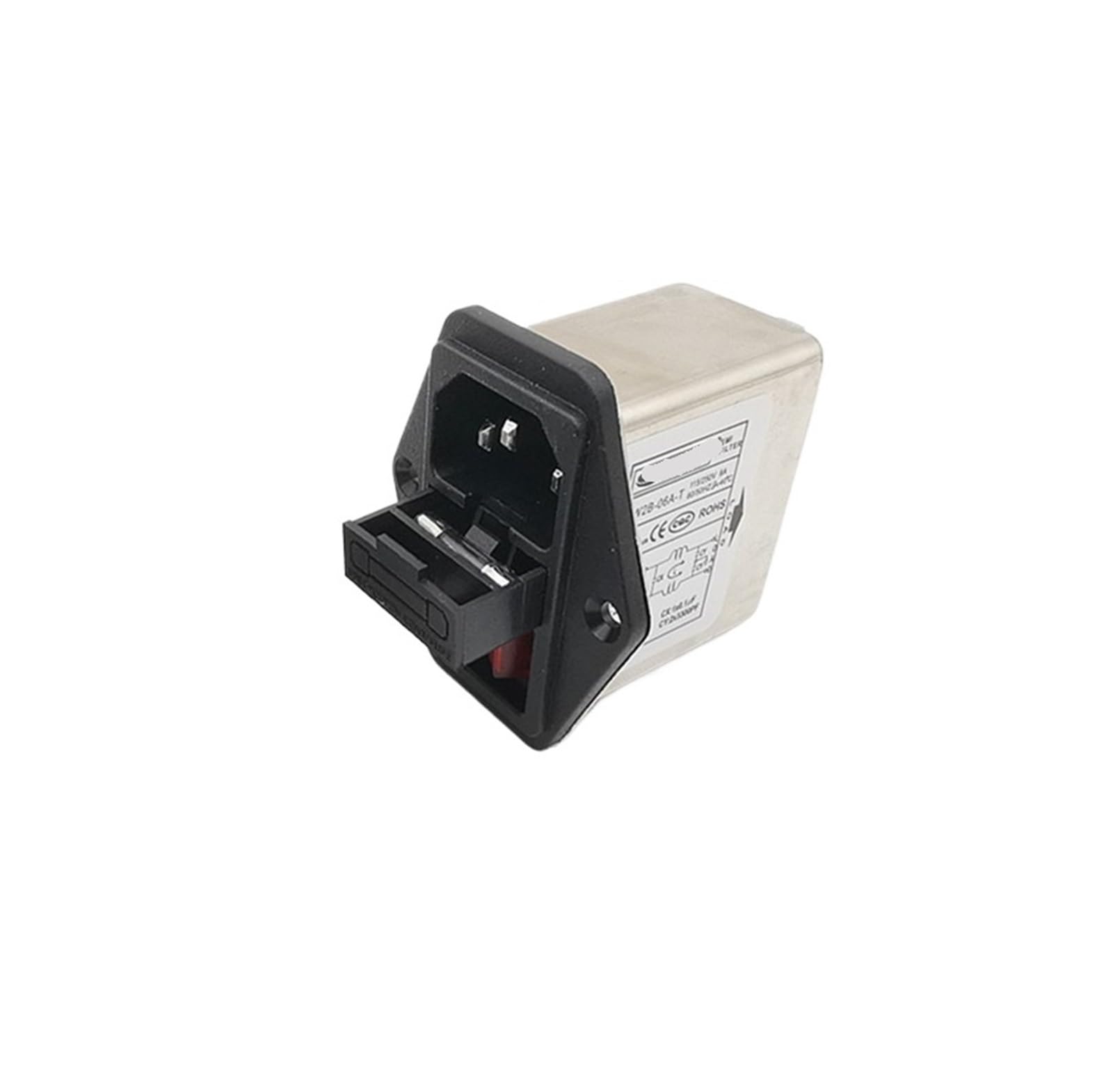 WBBAYDRFR Multi-function socket power filter CW2C-03A-T CW2B-10A 6A electromagnetic anti-interference(CW2B-06A-T with lamp)